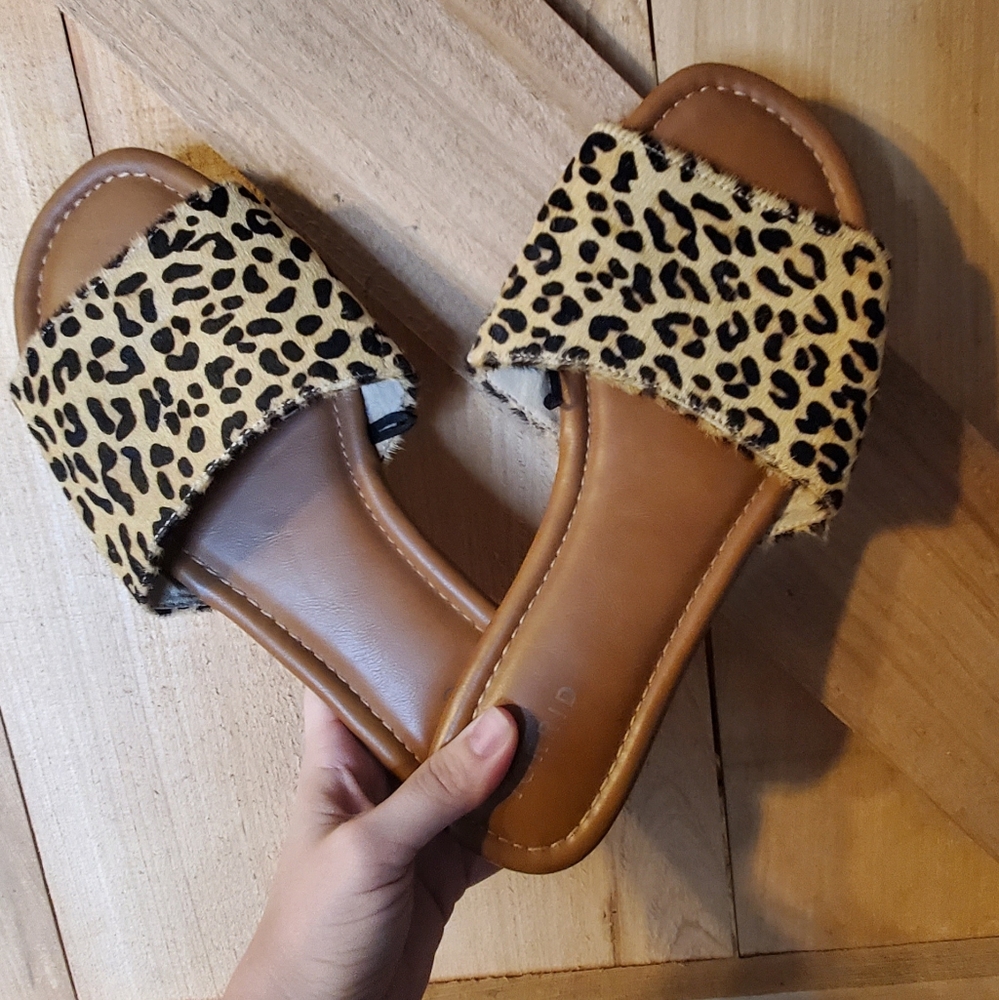 Torrid Leopard Slides, Size 11W!